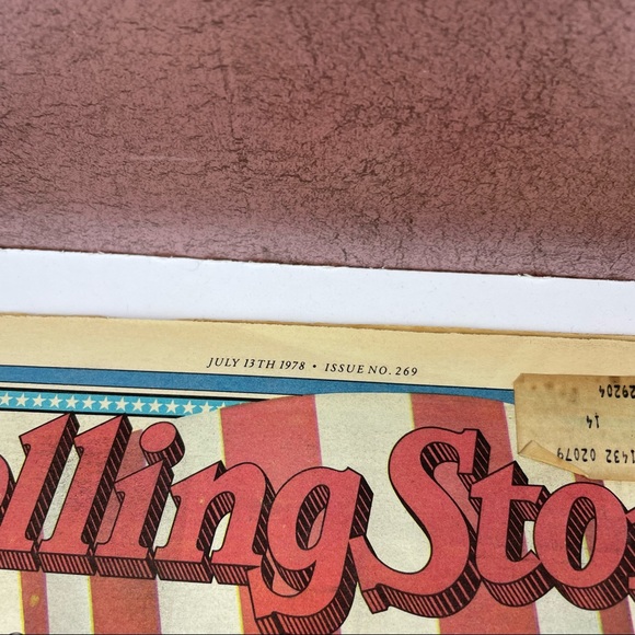 Vintage Rolling Stone Magazine Willie Nelson Bruce Springsteen July 13, 1978 - Picture 2 of 6
